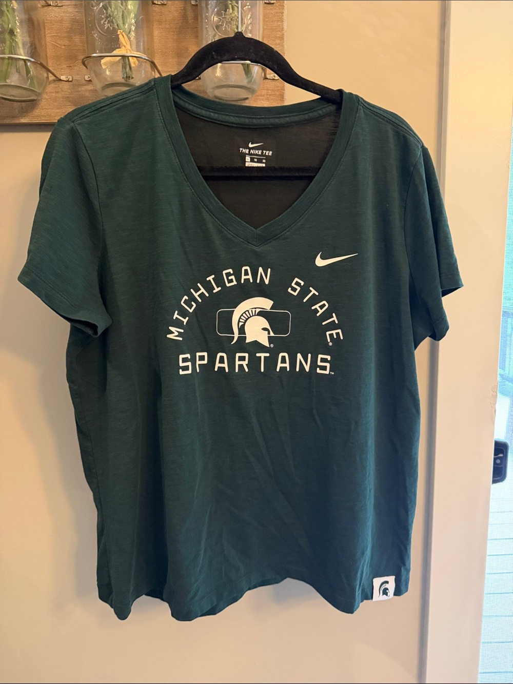 Nike Michigan State Spartans Women's Short Sleeve Tee Green